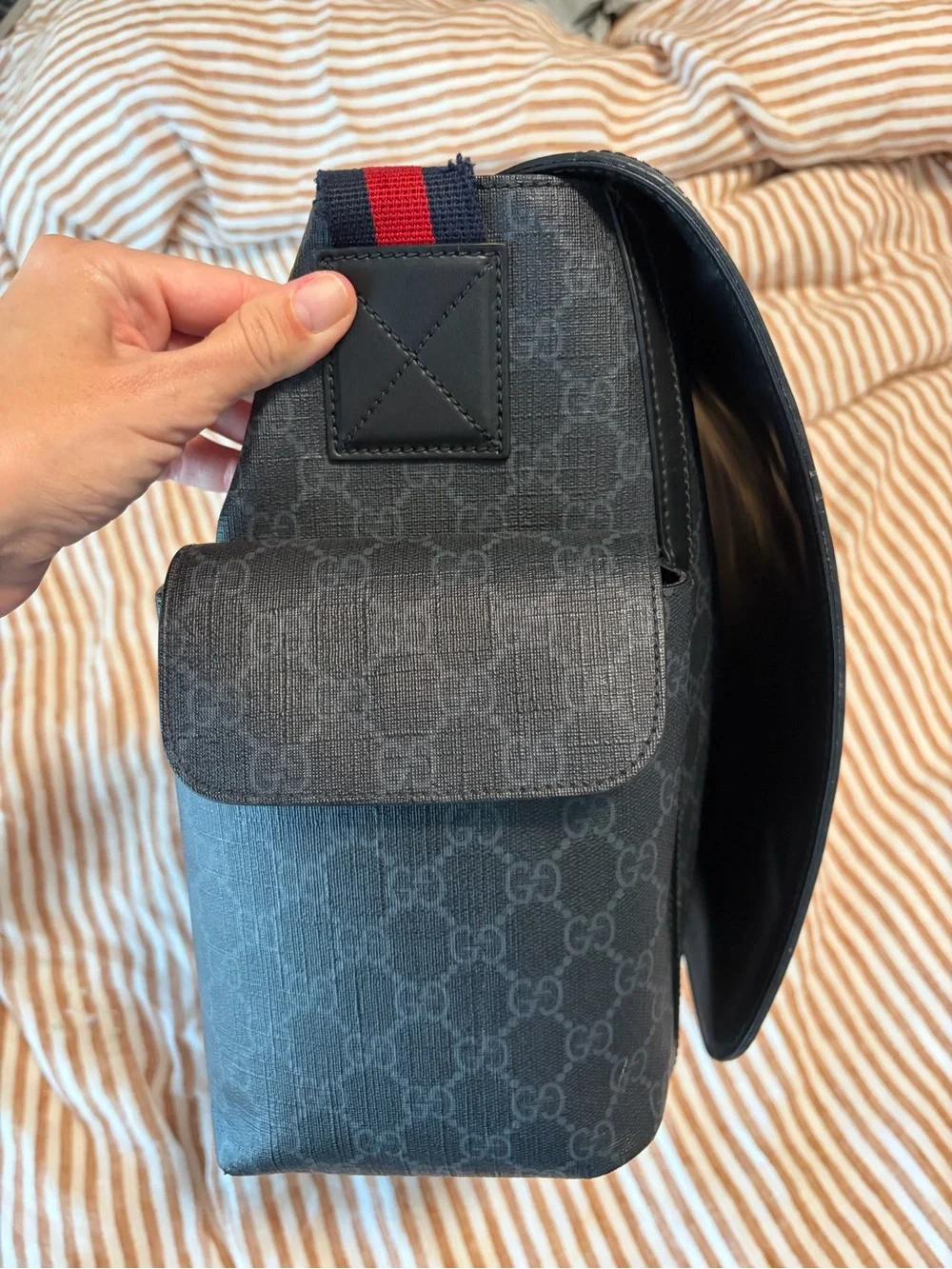Gucci GG Supreme Diaper Bag